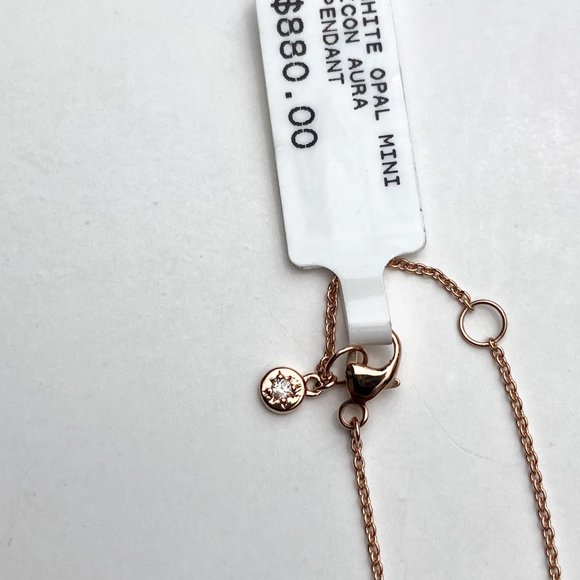 Astley Clarke 14K Rose Gold Opal & Diamond Pendant - Picture 4 of 8